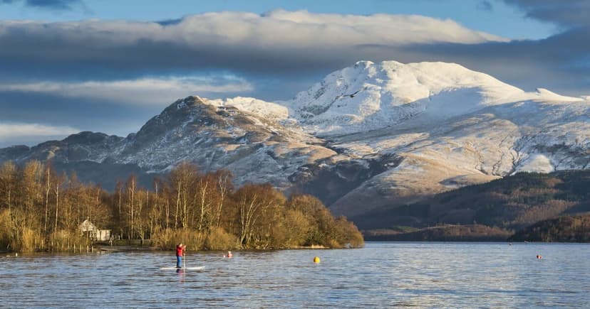 Scotland's Loch Lomond Tops UK Winter Walks Chart