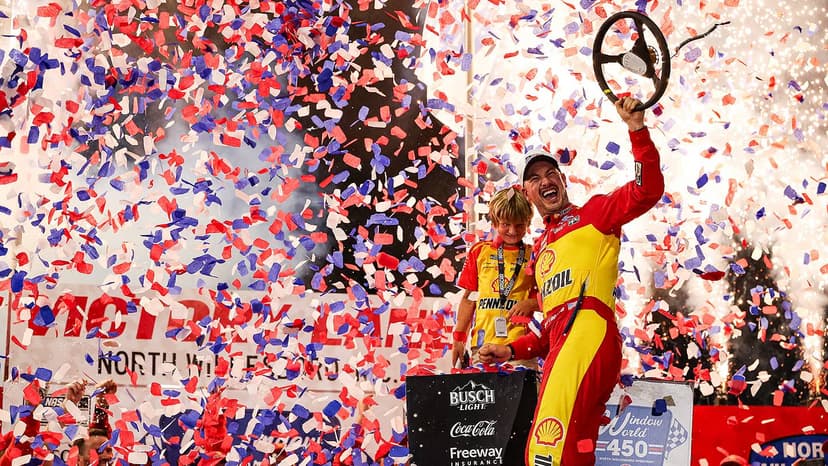 Logano Dominates North Wilkesboro, Snaps Winless Streak