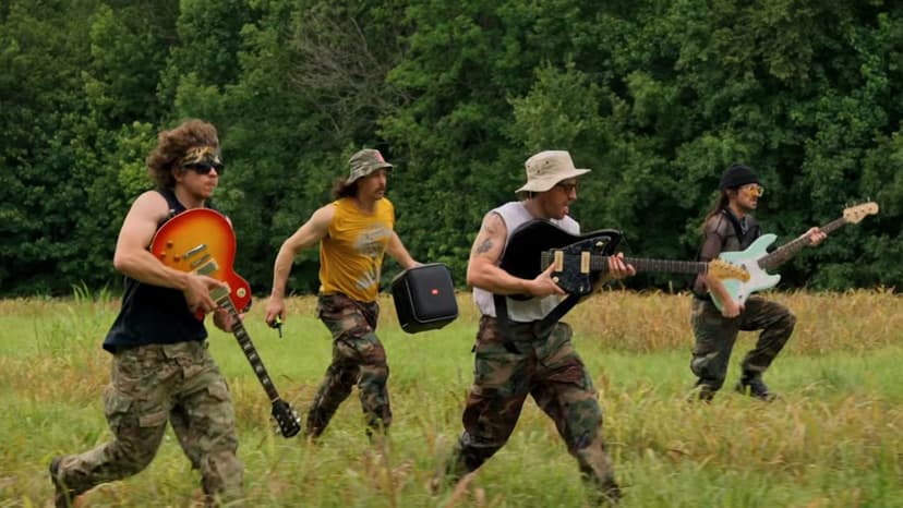 Lombardy's "Bazooka" Video: Guitars Shoot Flames, Bass Shoots Missiles