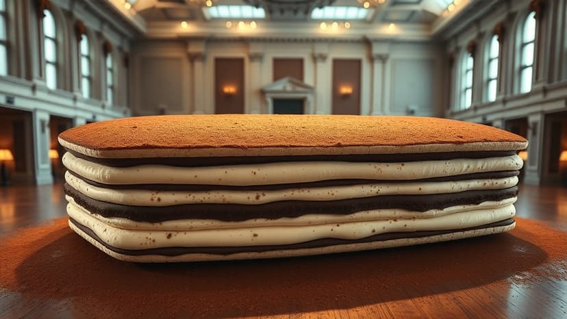 London cooks up record-breaking 440m Tiramisu!