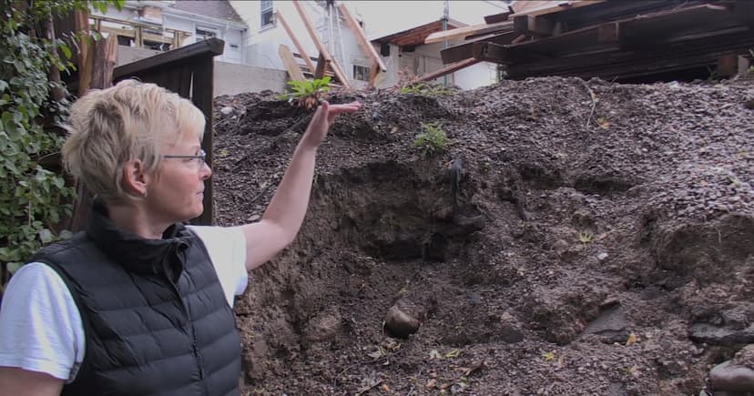 Neighbor's Fill Pile Damages London Home
