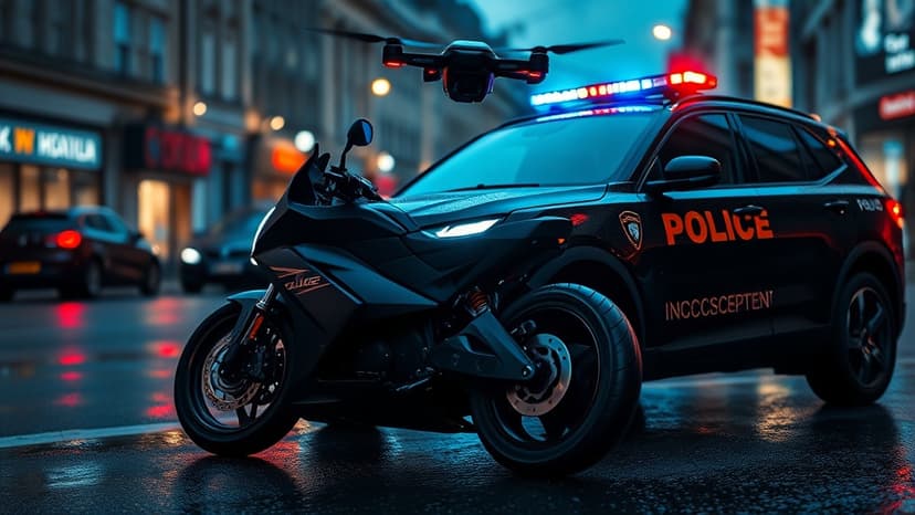 Moped Thief Rammed Off Bike by Elite Police Unit