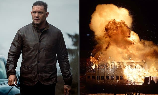 Explosion rocks London warehouse for film stunt