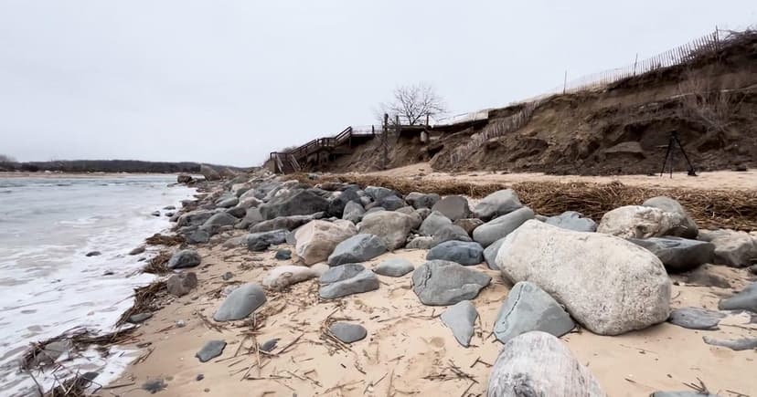 Long Island Beaches Vanish Amidst Severe Winter Storms
