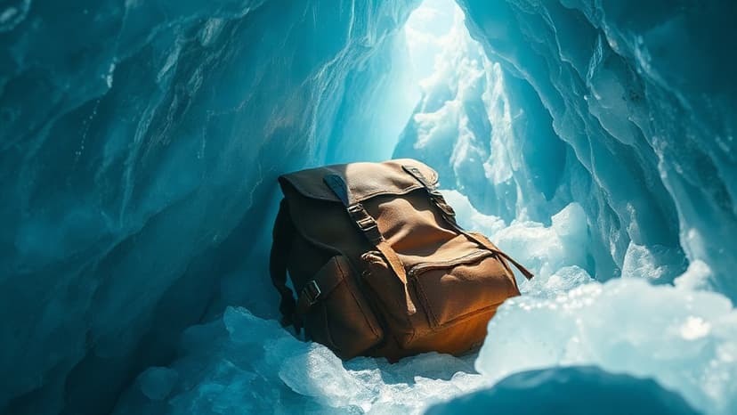 Glacier Melts Reveal Lost Backpack After 63 Years