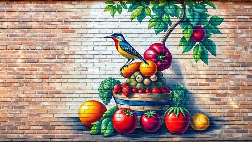 French Artist Transforms Delhi Campus with Vibrant Mural