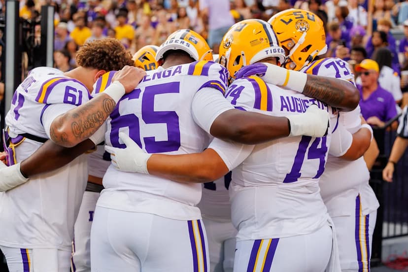 Kiffin Praises LSU O-Line's Turnaround