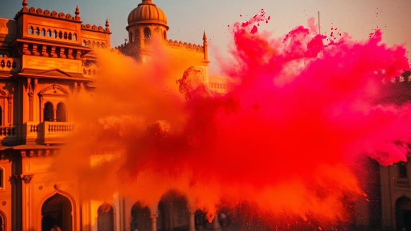 Thousands Celebrate Holi with Colors and Joy