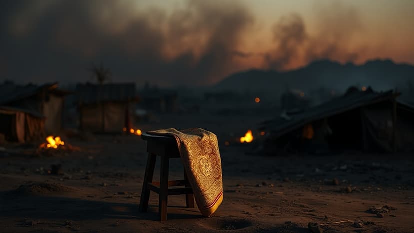 Wedding Amidst Ashes: Love Conquers Fire's Fury