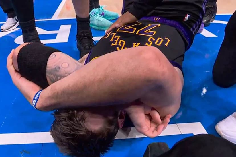Lakers Star Luka Doncic Injured, Playoff Status Uncertain