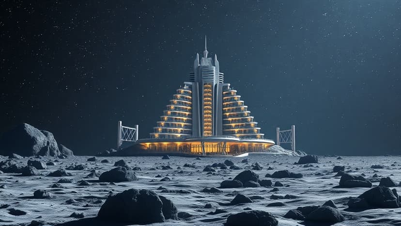 Moon Resort: Pay Millions for a Lunar Getaway!