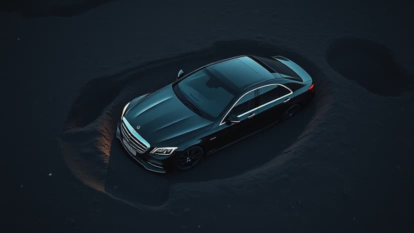 Chinese Family Buries Mercedes in Elaborate Funeral Ritual