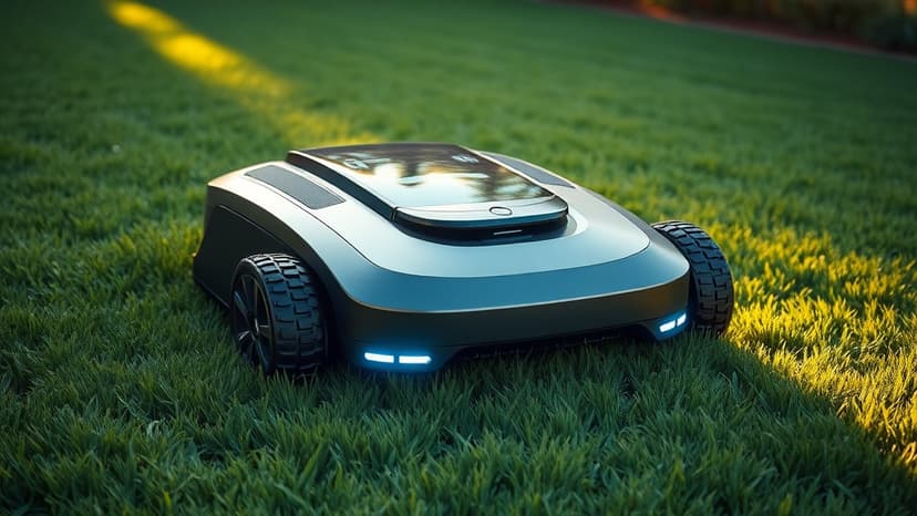 Robot Mower Ditches Wires for Smarter Yard Care