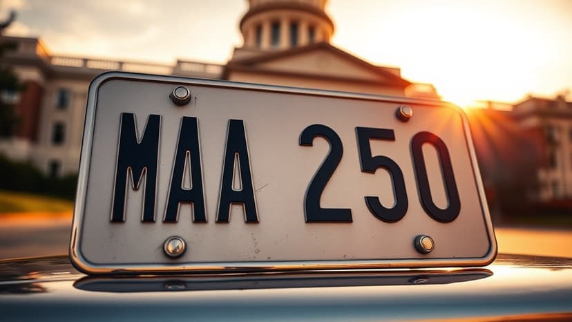 Revolutionary Plate: MA250 Becomes Mass. Status Symbol