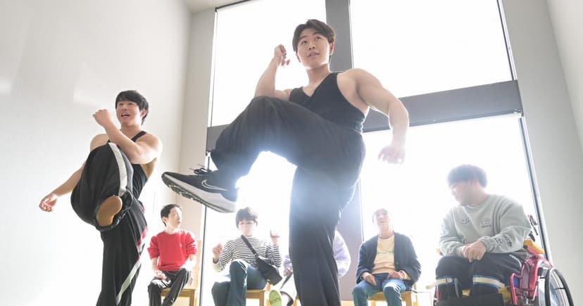 Macho Caregivers Flex Muscles, Hearts in Japan