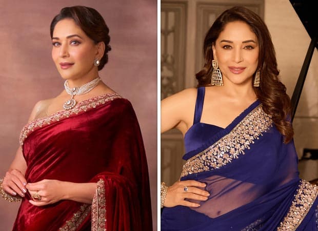 Madhuri Dixit's 9 Saree Styles for Navratri