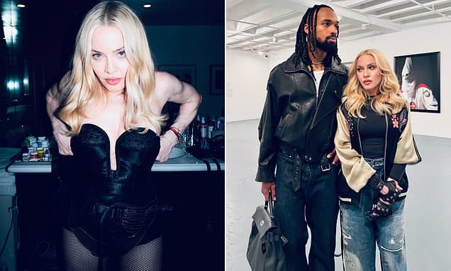 Madonna, 67, Stuns in Racy Corset and Fishnets