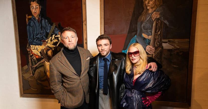 Madonna & Guy Ritchie Reunite After 16 Years for Son's Art Show