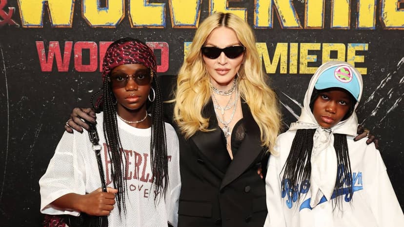 Madonna Celebrates Twins' 14th Birthday in Greece