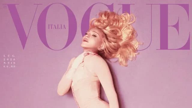 Madonna Dazzles on Vogue Italia Cover