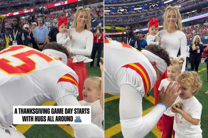 Mahomes Family Dons Matching Chiefs Outfits
