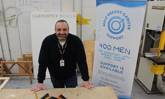 Man Beats Stage Three Breast Cancer, Starts Support Group