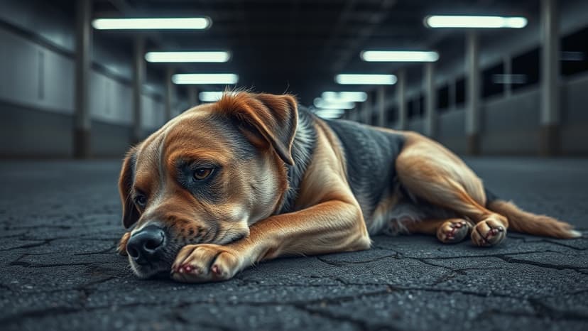 Man Kicks Dog in Head at Bunnings Car Park