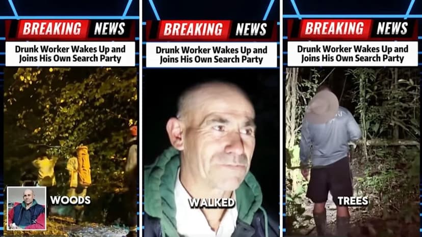 Man Joins Own Search Party Unknowingly