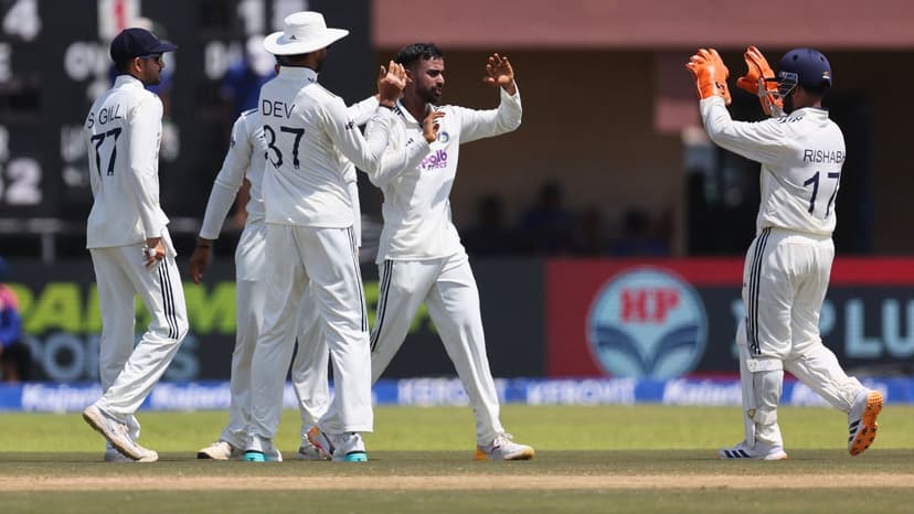 Suthar Strikes Early: India Dominates Sri Lanka Test