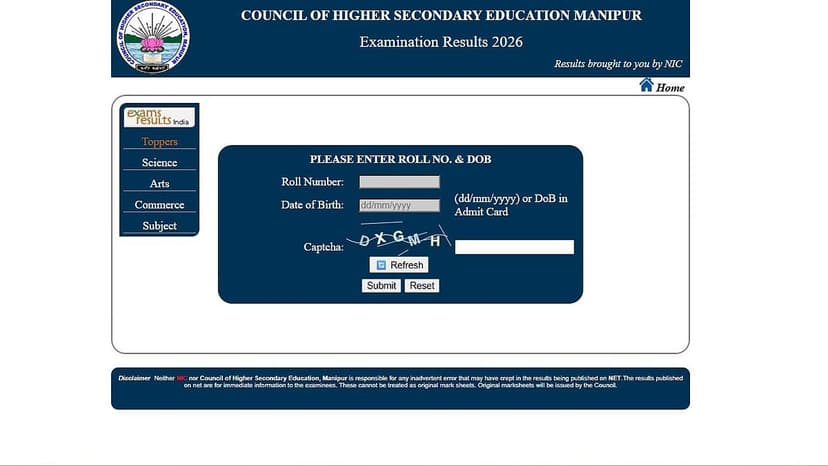 Manipur Class 12 Results 2026 Released!