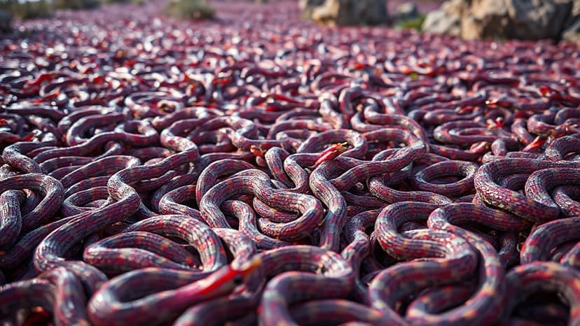Manitoba's Slithering Spectacle: 75,000 Snakes Emerge!