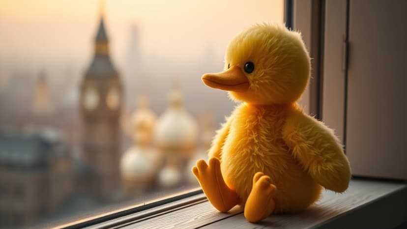 Man Travels World With Duck Plushie for Support