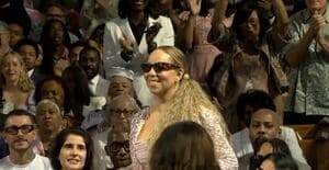 Mariah Carey Attends Easter Service in Atlanta