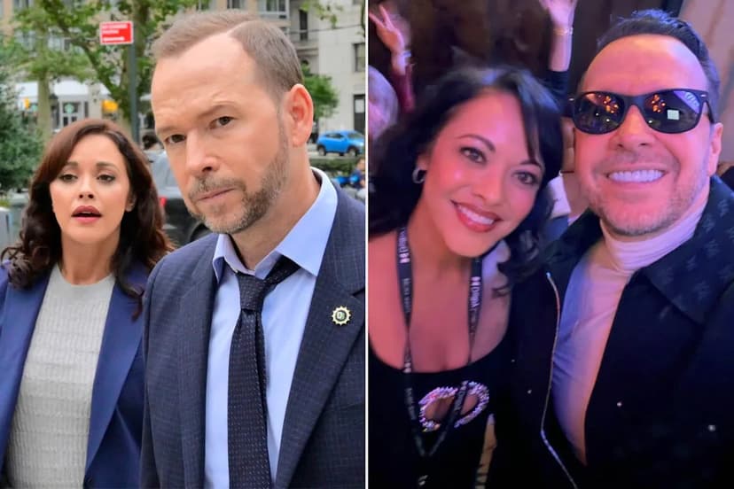 Marisa Ramirez Joins Donnie Wahlberg On Stage