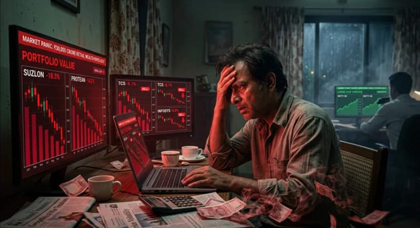 Markets Skid: Retail Investors Defy Downturn