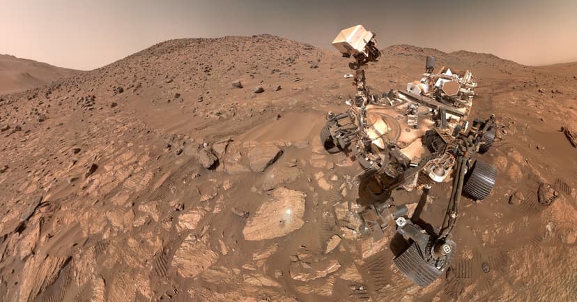 Mars Rover Unearths Ancient River Delta Below Surface