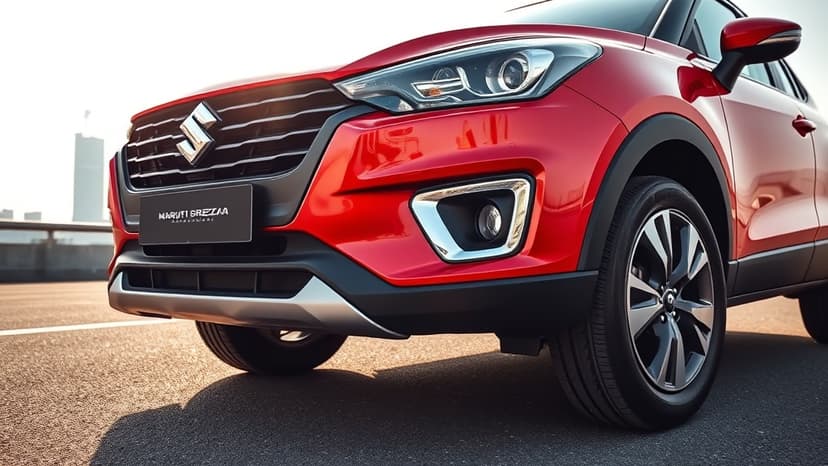 Brezza Facelift: Sneak Peek at Upgraded SUV!