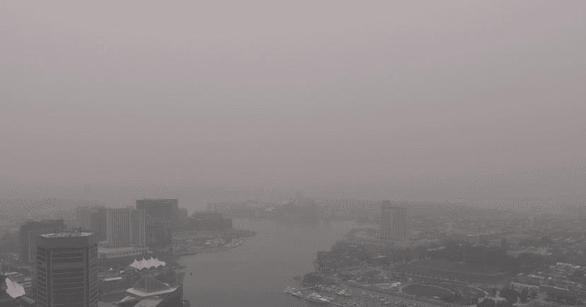 Maryland Chokes on Wildfire Smoke: Code Purple Alert