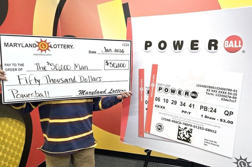 Maryland Man Wins Big Again: $50K Powerball Prize Follows $250K Scratch-Off