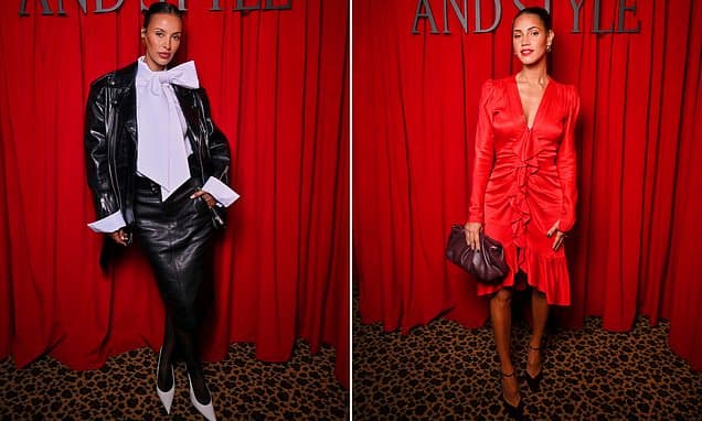 Maya Jama & Vick Hope Dazzle at GQ Louboutin Bash
