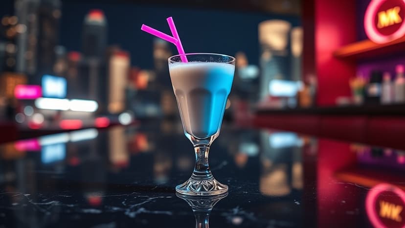 Maya Jama's 80s Makeover for New Drink Launch