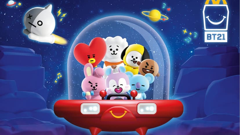 McDonald's Happy Meal Features BTS BT21 Characters
