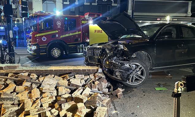 Inner-City Crash: Two Seriously Injured by Alleged DUI