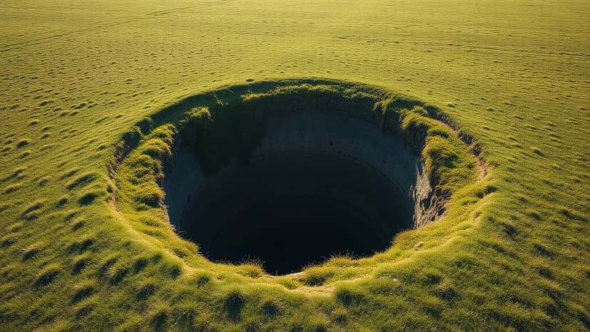 Melbourne Field Collapses Near Major Tunnel Project