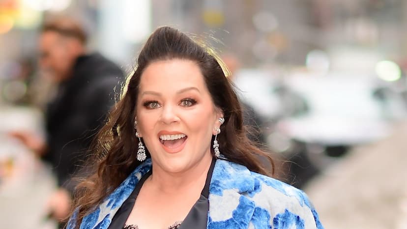 Melissa McCarthy Wows in Blue Coat, Reveals Health Secret