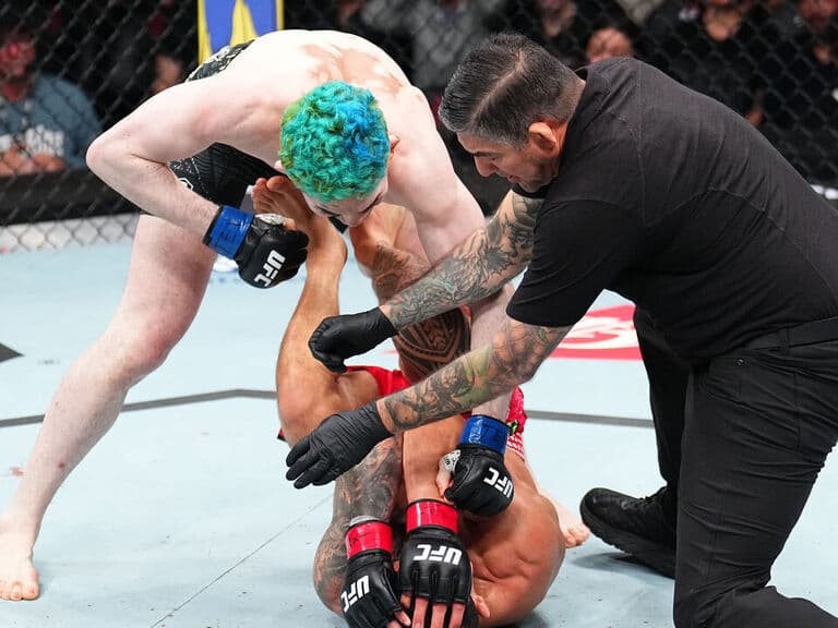 Costa's Spinning Kick Ends Ige Bout!