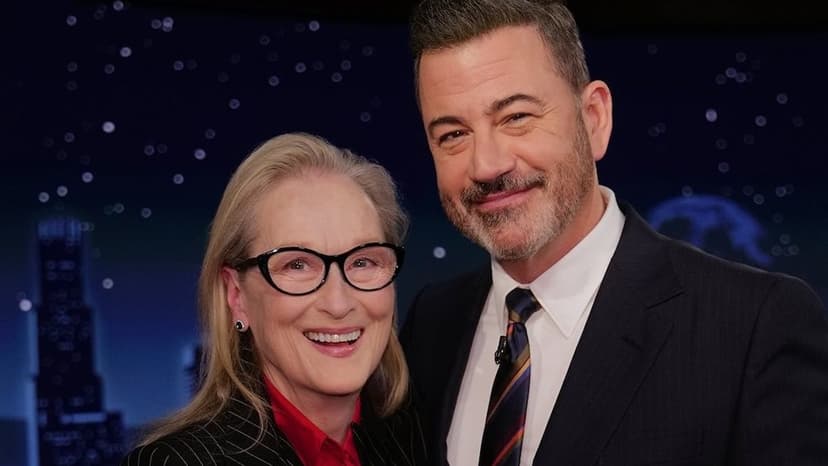 Meryl Streep Defends Jimmy Kimmel on Air