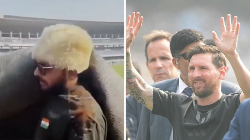 Messi Visit Chaos: Fan Steals Carpet Amidst Disappointment