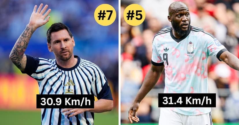 Messi Ranks 7th in World Cup Speed; Xhaka Last