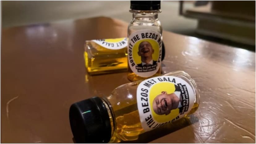 Urine Bottles Invade Met Gala, Target Bezos